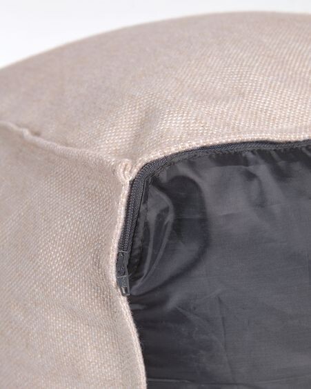 Puf Leeith 100% PET beige 40 x 39 cm