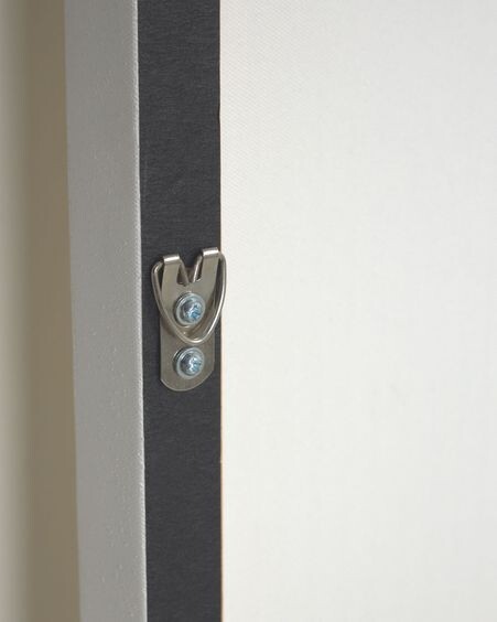 Lienzo Adelta rayas blanco 80 x 110 cm