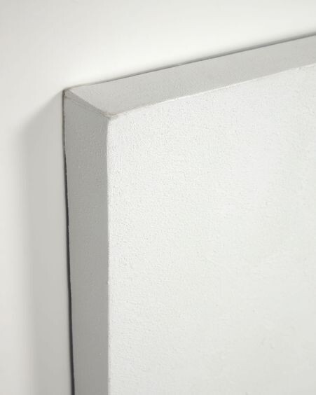 Lienzo Adelta rayas blanco 80 x 110 cm