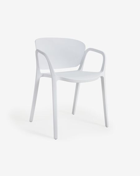 Silla 100% de exterior Ania blanco