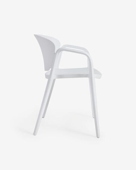 Silla 100% de exterior Ania blanco