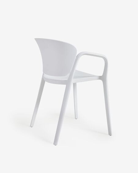 Silla 100% de exterior Ania blanco