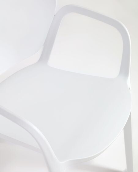 Silla 100% de exterior Ania blanco