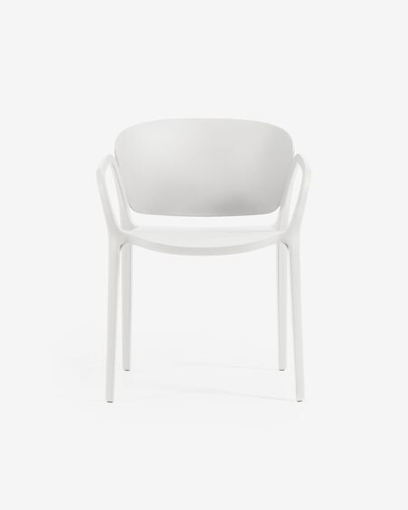 Silla 100% de exterior Ania blanco