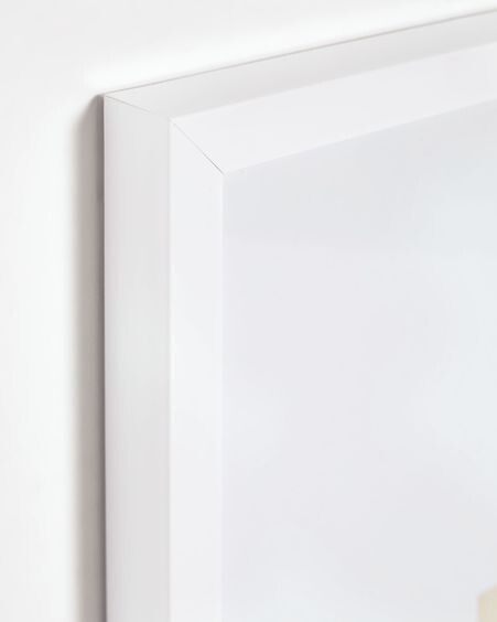 Cuadro Fedra caras de persona con gafas blanco y beige 50 x 70 cm
