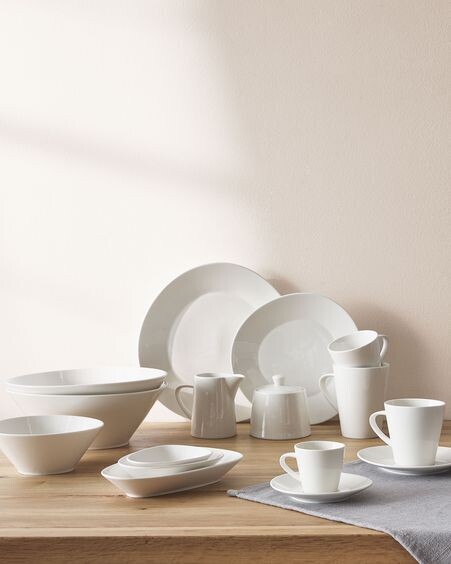 Set Pierina de 3 boles de porcelana blanco