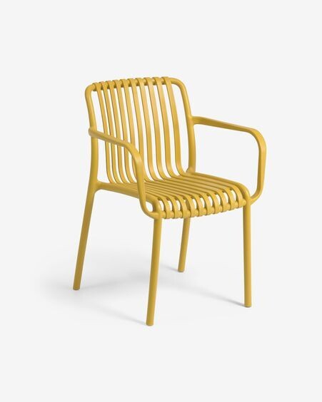Silla de exterior Isabellini amarillo
