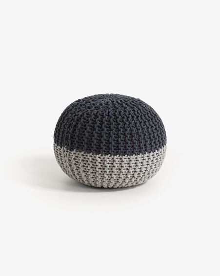 Puf Arnot Ø 50 cm gris
