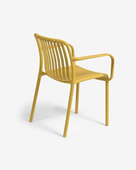 Silla de exterior Isabellini amarillo