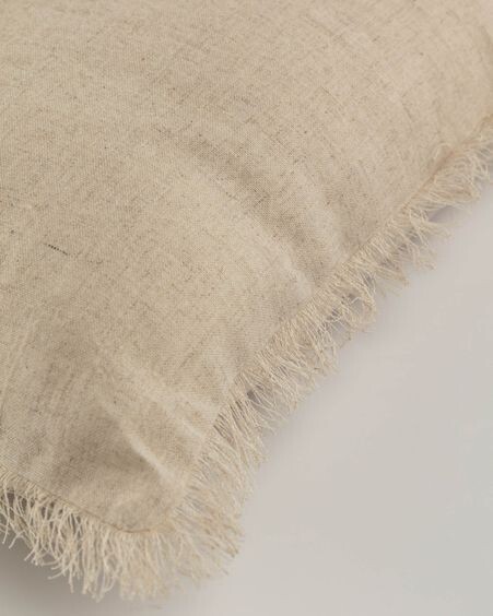 Funda de cojín Silene 45 x 45 cm marrón y beige