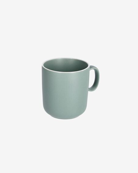 Taza Shun de porcelana verde
