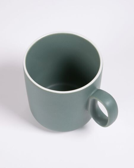 Taza Shun de porcelana verde