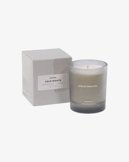Vela aromática Cold Nights gris 180 gr