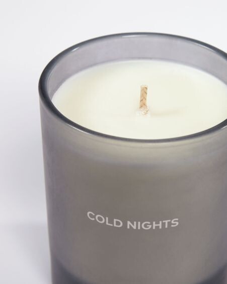 Vela aromática Cold Nights gris 180 gr