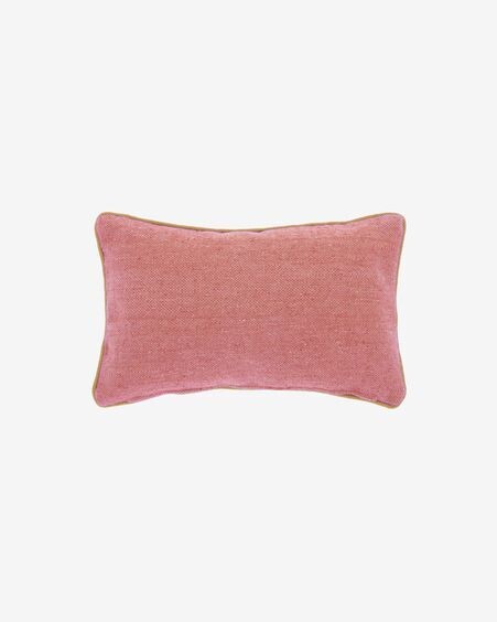 Funda de cojín exterior Dalila de PET terracota 30 x 50 cm