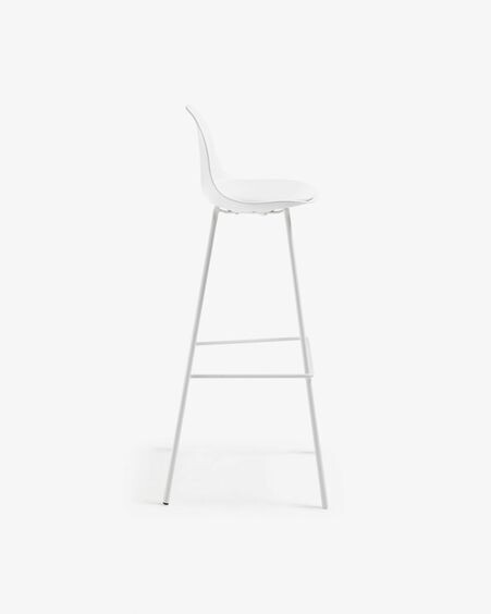 Taburete Brighter blanco altura 75 cm