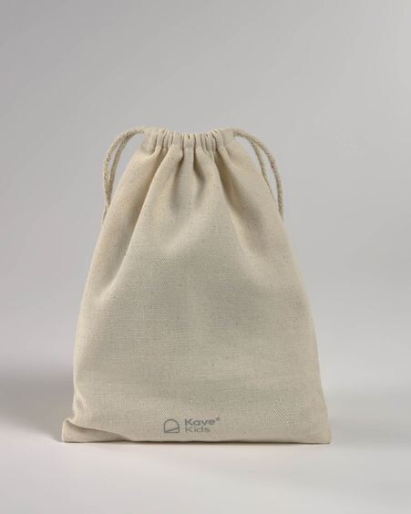 Guirnalda con banderines Zalia 100% algodón orgánico (GOTS) gris
