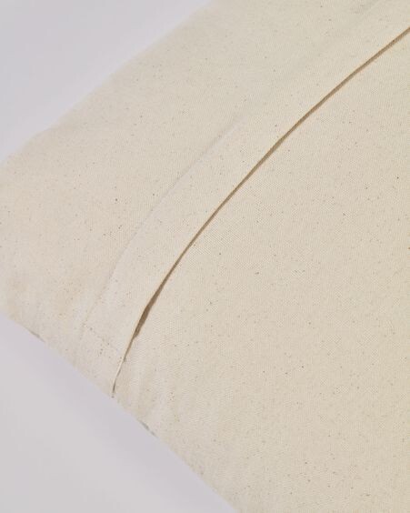 Funda cojín Llaru 100% algodón blanco casas y setas multicolor 45 x 45 cm