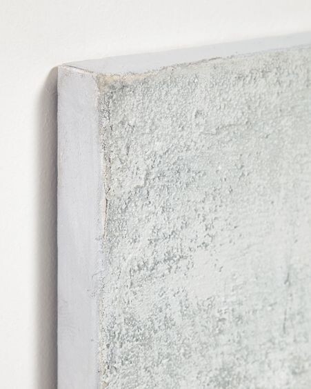 Lienzo Vespera blanco y gris 50 x 150 cm
