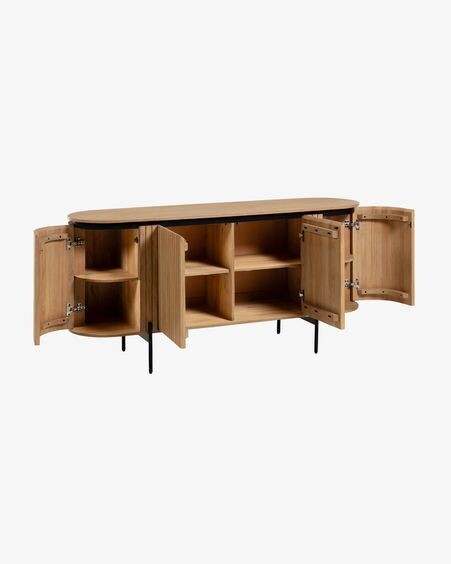 Aparador Licia 170 x 80 cm de madera maciza de mango