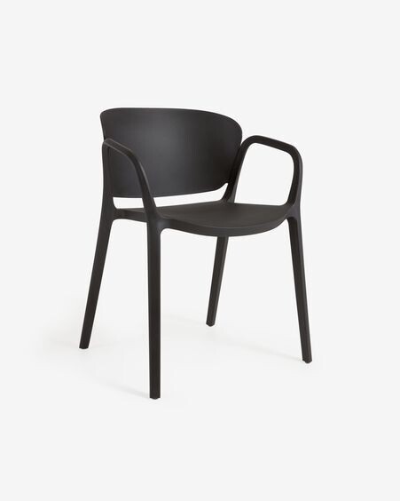 Silla 100% de exterior Ania negro