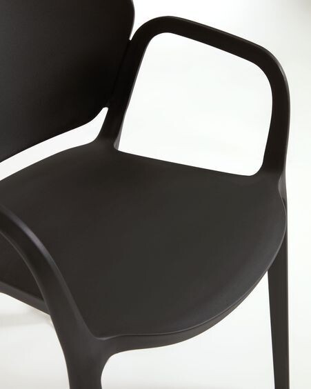 Silla 100% de exterior Ania negro