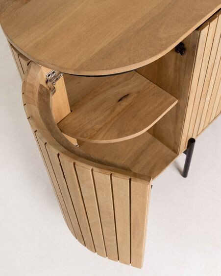 Aparador Licia 170 x 80 cm de madera maciza de mango