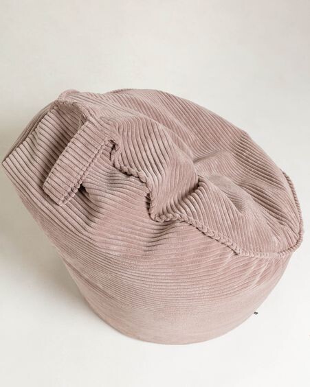 Puf Wilma pana gruesa rosa Ø 80 cm