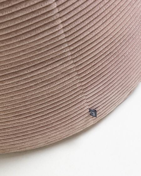 Puf Wilma pana gruesa rosa Ø 80 cm