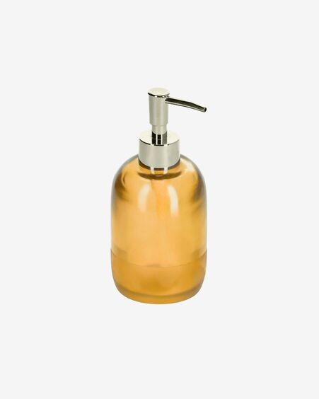 Dispensador de jabón Maive de resina amarillo