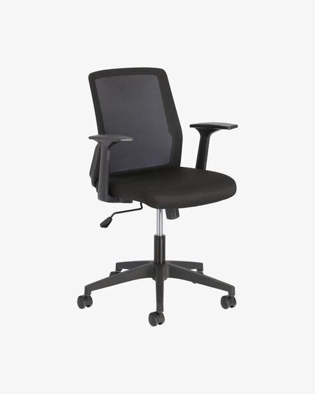 Silla de escritorio Nasia negro