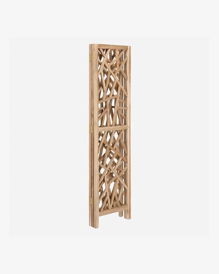 Biombo Avaline de madera maciza de teca 135 x 180 cm