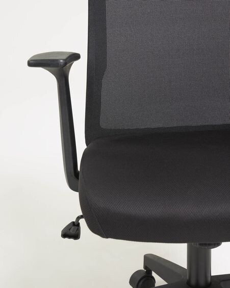 Silla de escritorio Nasia negro