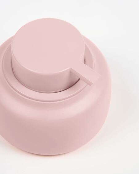 Dispensador de jabón Chia de poliresina rosa