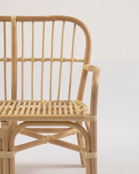 Banco infantil Marzieh de ratán 67 cm