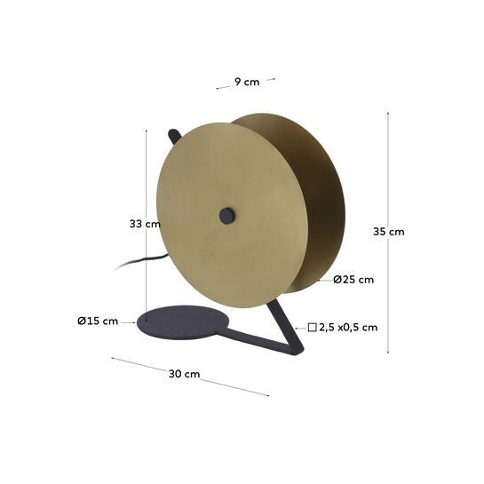 Lámpara de mesa Namine de metal