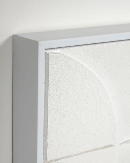 Set Brunella de 2 cuadros blanco 32 x 42 cm