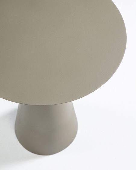 Mesa auxiliar Shirel Ø 40 cm verde