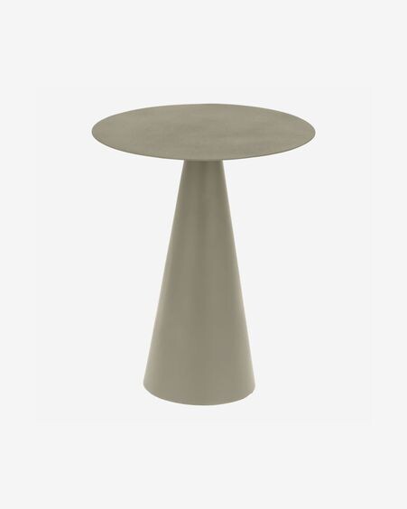 Mesa auxiliar Shirel Ø 40 cm verde