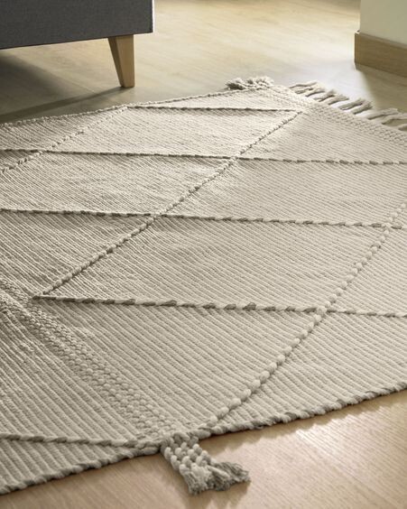Alfombra Nurit beige 160 x 230 cm