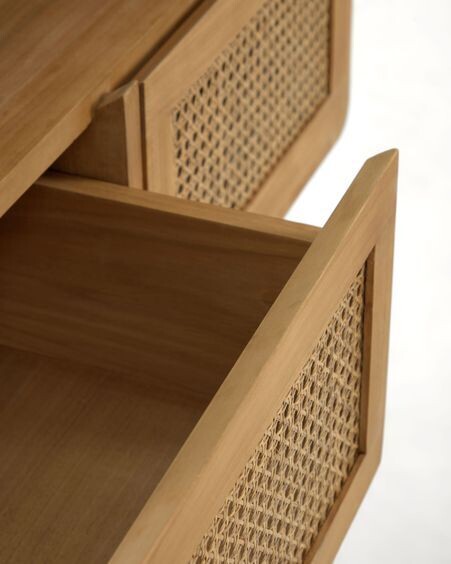 Mueble de baño Sabiela de madera maciza de teca 86 x 45 cm