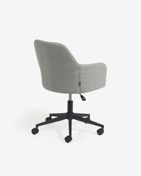 Silla de escritorio Madina gris claro