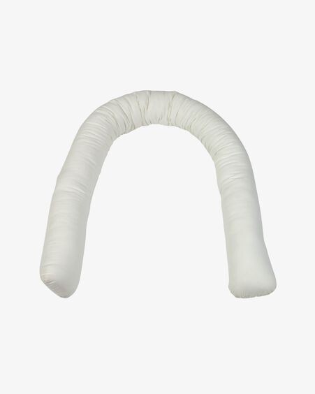 Cojín protector Agnese 100% algodón blanco