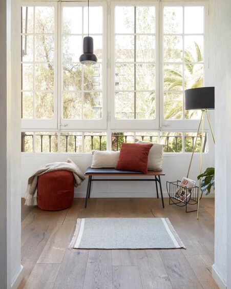 Alfombra Nam 60 x 90 cm gris