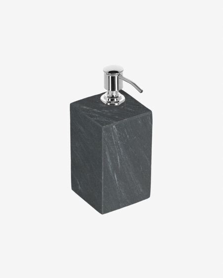 Dispensador de jabón Aixa de mármol negro