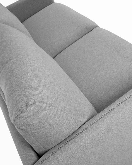 Sofá cama Kymoon 2 plazas visco gris claro 160 cm