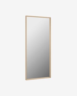 Espejo Nerina 80 x 180 cm con acabado natural
