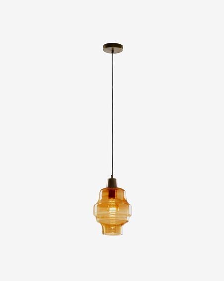 Lámpara de techo Covell de cristal glaseado