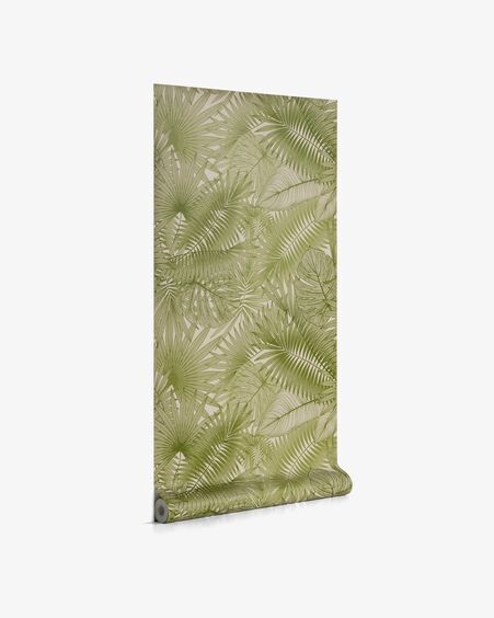 Papel pintado Tropic verde 10 x 0,53 m FSC MIX Credit