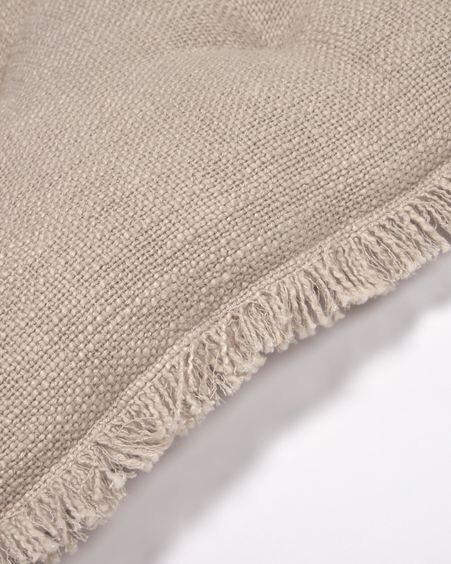 Cojín para silla Brunela 100% algodón beige 45 x 45 cm